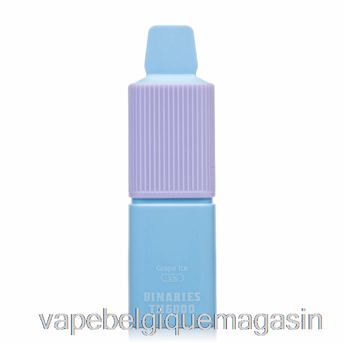 Vape Shop Bruxelles Horizon Binaires Th6000 Glace Au Raisin Jetable